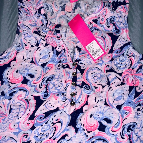 Lilly Pulitzer NWT Essie Top It’s For Shore $58 Size XXS - Picture 8 of 10